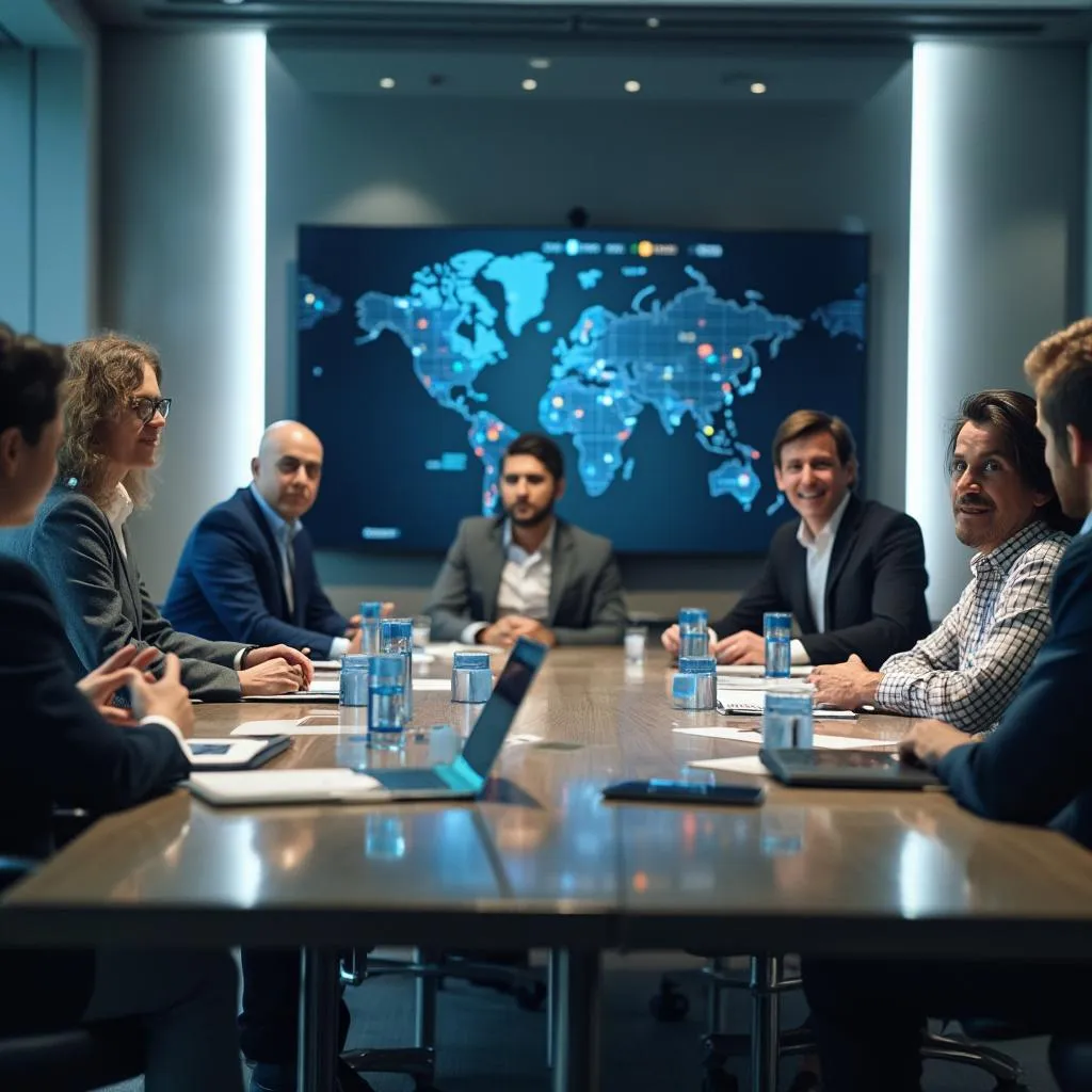 Reunión estratégica del equipo directivo