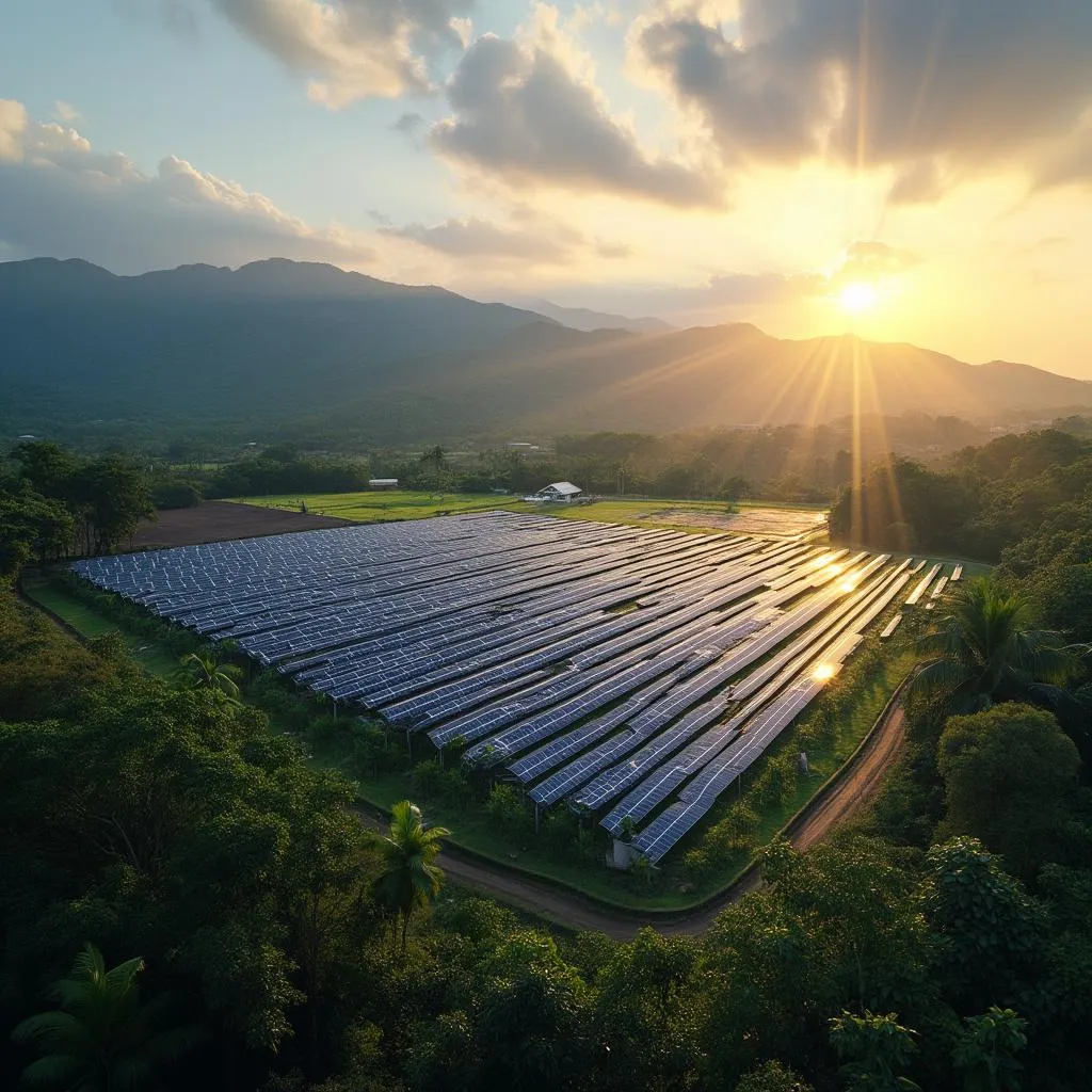 Proyecto de energía renovable en Colombia